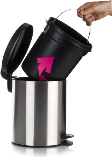 Odstranljiv notranji vložek za enostavno praznjenje