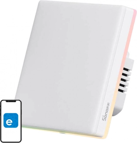 Pametno na dotik Wi‑Fi stensko stikalo SONOFF, 1 kanal