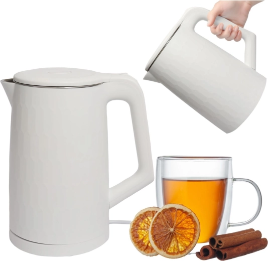 Potovalni hitri grelnik vode 1,8 l 1500 W, bel