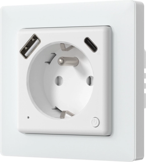 Avatto pametna stenska vtičnica z Wi‑Fi in USB‑C