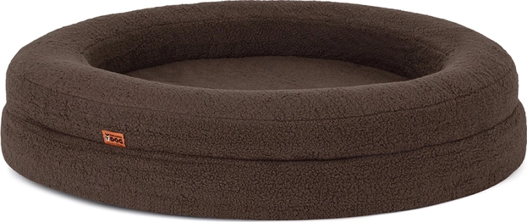 Explorer Dog ortopedska pasja postelja Dognut M/L 100 cm espresso rjava