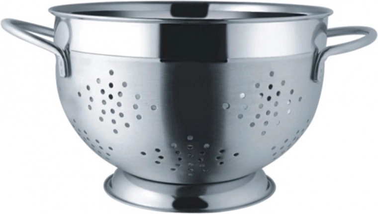 Nerjavno jekleno cedilo z ročaji 25 cm