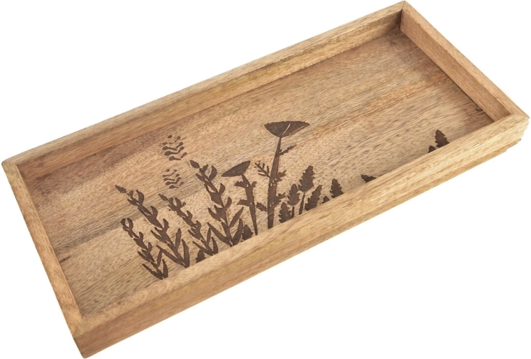 Pladenj iz mangovega lesa Louka 36 × 16 cm