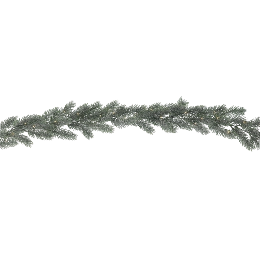 Realistična igličnata girlanda s toplim svetlom