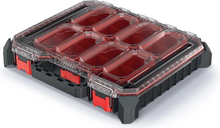 Organizator za drobne dele 44,5 × 39 × 7,7 cm, črn