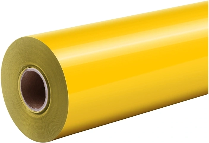 HTVRONT Pure folija za termotransfer 30,5 cm × 1,8 m rumena