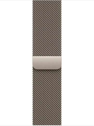 Milanski pašček v naravni barvi za 40-mm ohišje