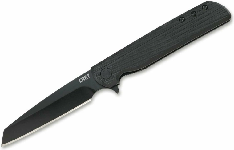 Žepni zložljivi nož CRKT LCK+ Blackout z asistiranim odpiranjem 8,2 cm