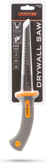 Comfortable rubber-coated handle