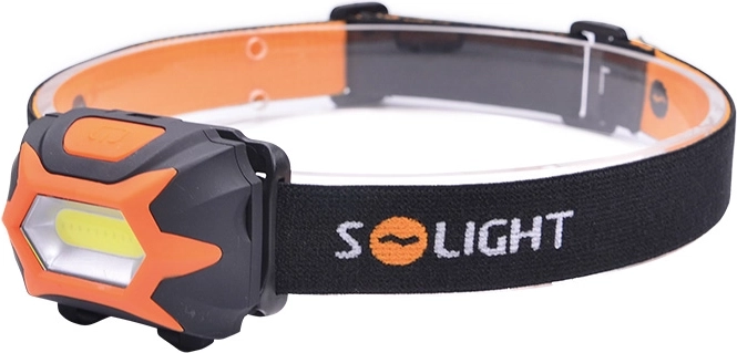 Solight LED naglavna svetilka 3 W COB za 3 × AAA
