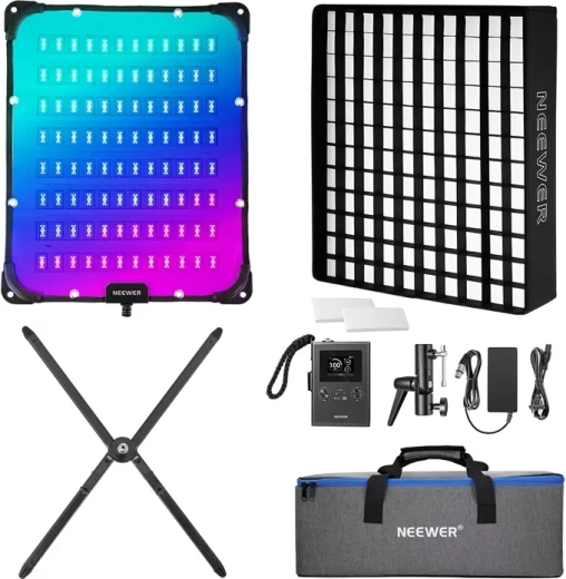 Prilagodljiva RGB-luč LED Neewer FL100C
