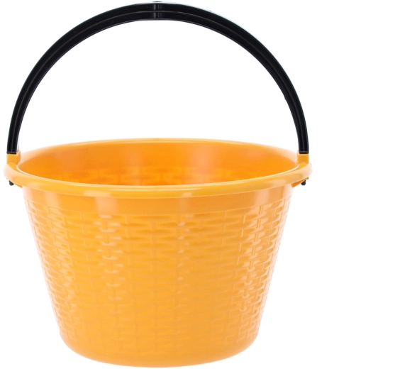 Plastično okroglo vedro 15 l z močnim ročajem