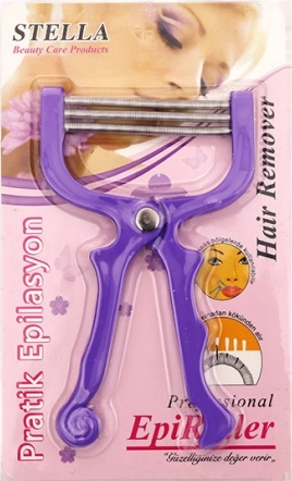 Ročni epilator za obraz - vijoličen