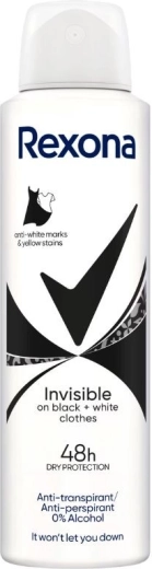 Rexona antiperspirant Invisible Black & White 150 ml