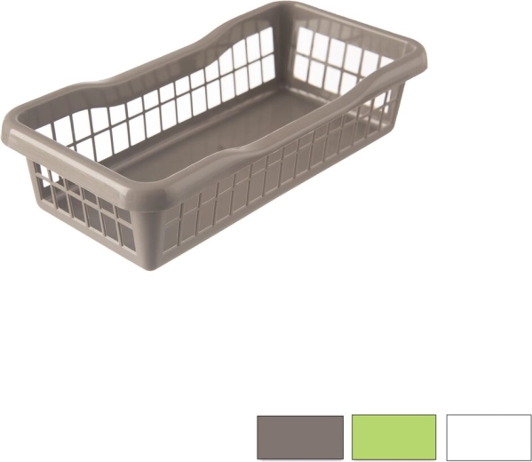 Plastična košara za shranjevanje 20 × 10 × 5 cm, mešanica barv – 1 kos