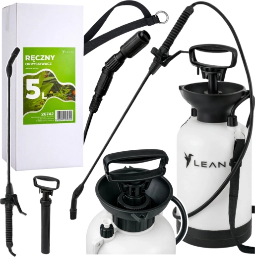 Ročni tlačni razpršilec LEAN 5 l za vrt in gospodinjstvo