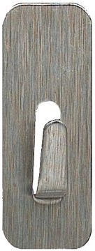 Samolepilni nerjavni kavlji pravokotni 1,8 × 4,5 cm, set 4 kos