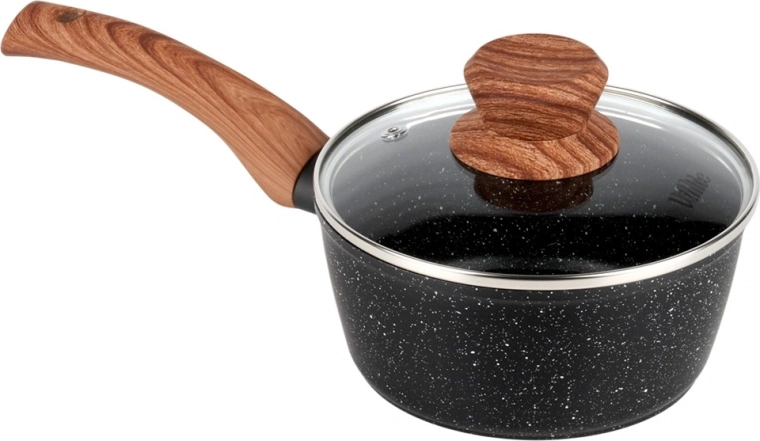 Udoben ročaj in steklen pokrov z ventilom