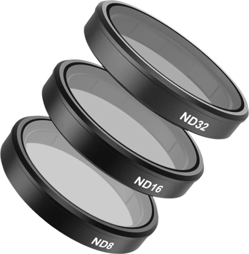 Set filtrov cpl in nd8/16/32 TELESIN za DJI ACTION 5 PRO / ACTION 4 / ACTION 3