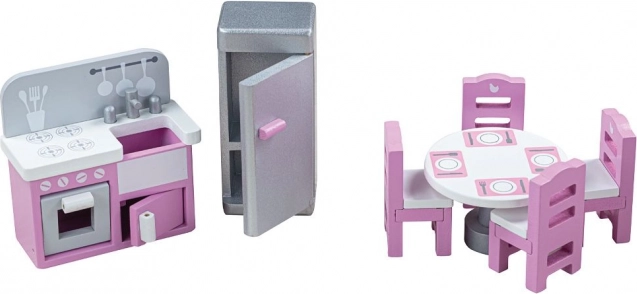 Tidlo wooden dollhouse furniture – kitchen