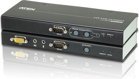 usb kvm extender vga/audio prek cat5 z rs-232 (1280×1024 @ 200 m)
