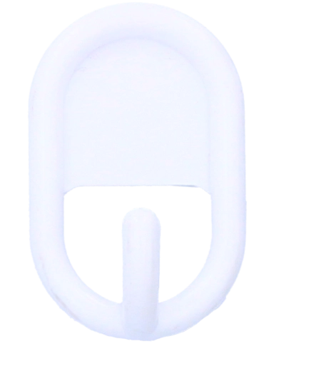 Samolepilni plastični kavelj z nosilnostjo 1 kg