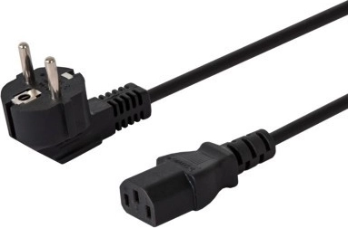 Napajalni kabel z ukrivljenim priključkom 1,8m