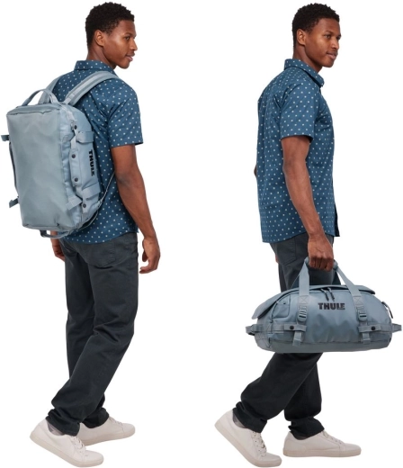 2-in-1: duffel bag and backpack