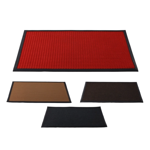 Gumijasta vhodna preproga s polipropilensko površino 60 × 90 cm