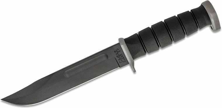 KA-BAR Extreme Fighting/Utility nož D2, 18 cm, črn, Kraton G, tok Kydex