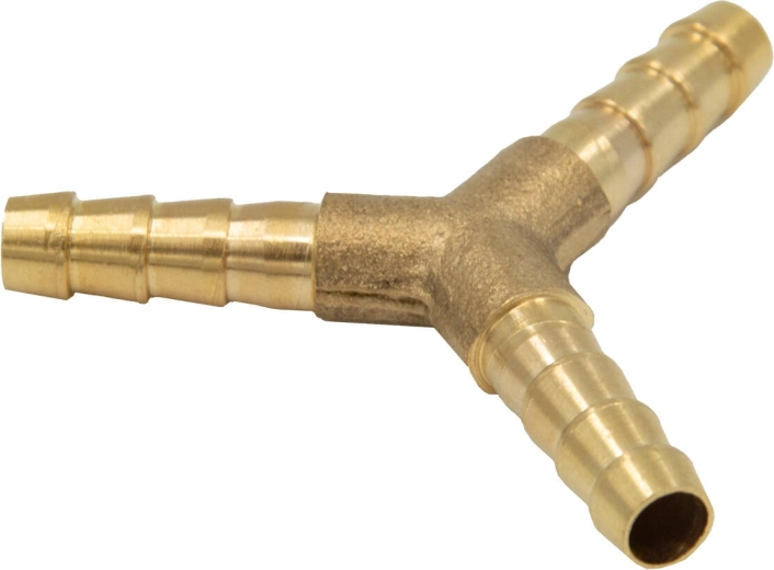 Razdelilnik Y 6 mm medenina