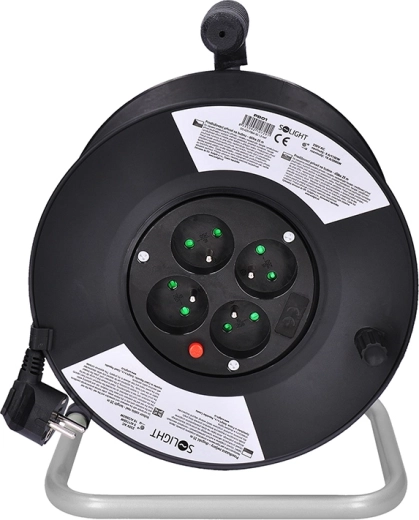 Four sockets with child safety shutters
