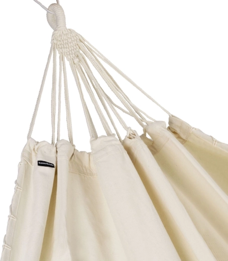 Hanging cords and loop for suspension