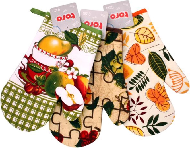 Kuhinjska bombažna rokavica z zankico 27 × 19 cm