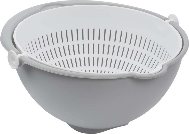 Cedilo za solato 2v1, nordijsko siva, 25 × 25 × 12 cm