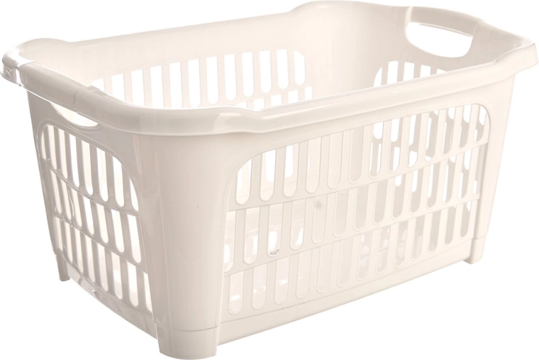 Odprta košara za perilo Hobby 40 l, bela