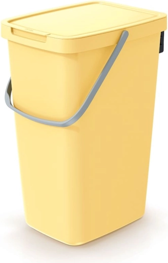Koš za odpadke Systema Q Collect 20 l – svetlo rumen