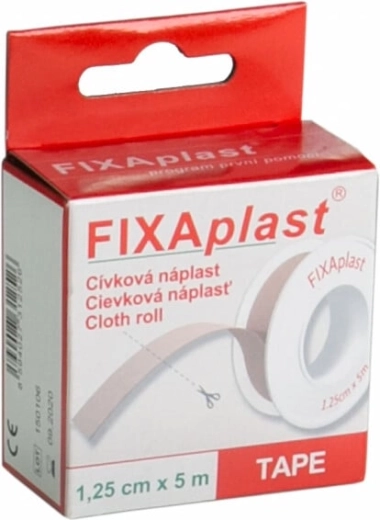 Fixaplast tekstilni obliž v kolutu 1,25 cm x 5 m