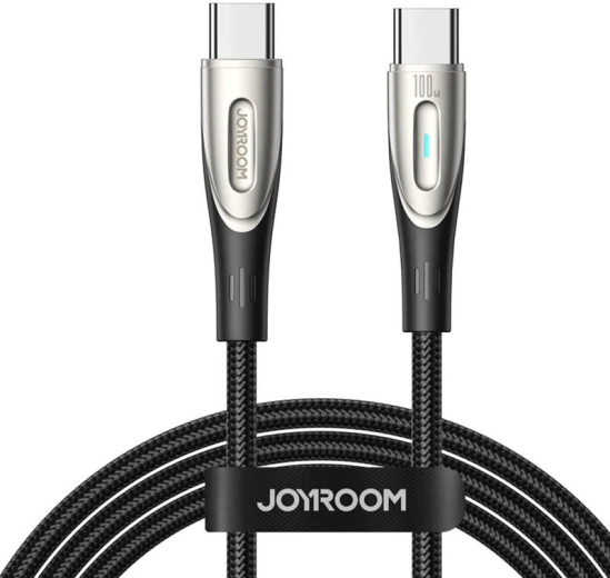 Kabel Star-Light USB-C na USB-C SA27-CC5 / 100 W / 1,2 m (črn)