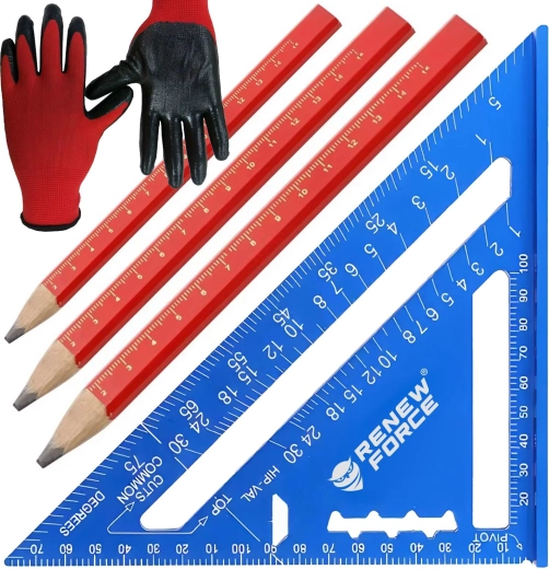 Durable aluminum body + practical accessories in the set