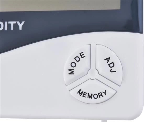 Temperature and humidity measurement with MIN/MAX memory