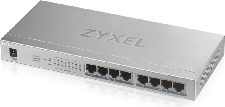 Zyxel GS1008HP 8-portni gigabitni PoE+ stikalo