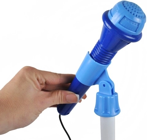 Microphone with ON/OFF switch and stand