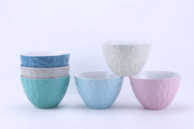 Keramična jušna skleda Diamond 680 ml, set 6 kosov