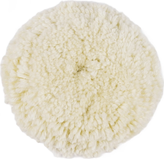 Polishing faux sheepskin pad for Velcro Ruhhy 130 mm - 1 piece