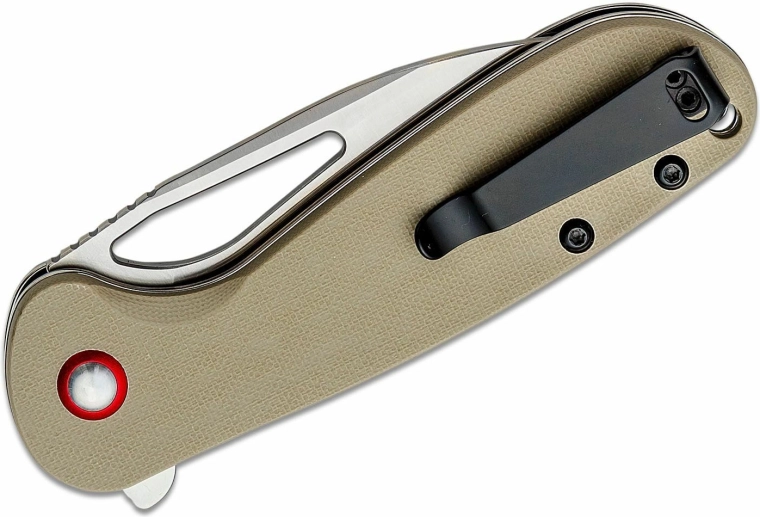 Durable G10 handle with pocket clip