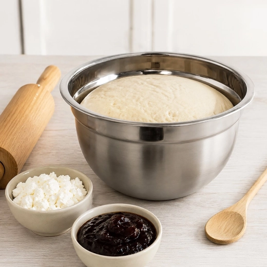 Enough space for preparing dough