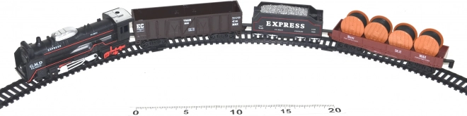 Vlakovni set Rail King s svetlobnimi učinki