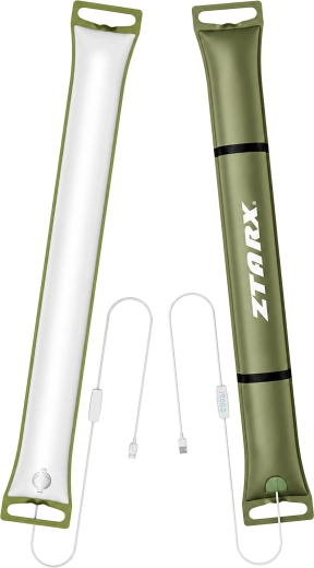 Napihljiva LED kamping svetilka USB 90 × 12 cm, 500 lm - 1 kos