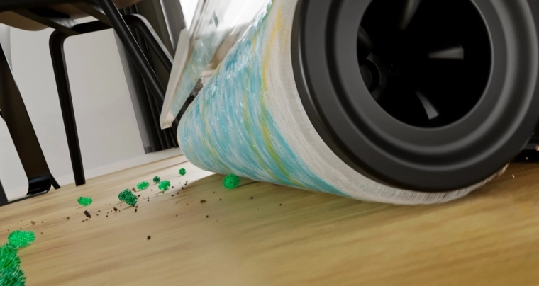 Hygienic!Spin do 500 vrt/min za higiensko čista tla